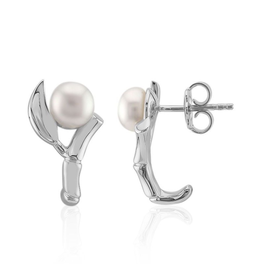 Schmuck The Pearl Collection | Suswasserzuchtperlen-Silberohrringe (Tpc)