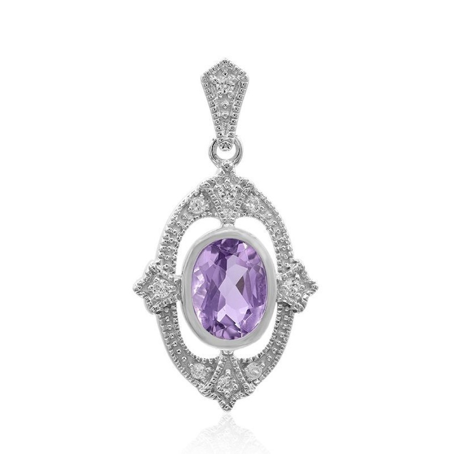 Schmuck Kunstreise | Amethyst-Silberanhanger