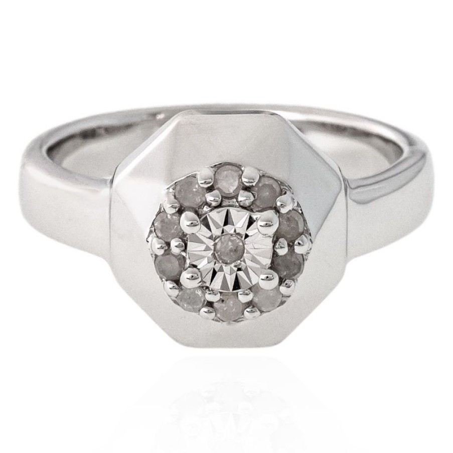 Schmuck Juwelo | I3 (H) Diamant-Silberring