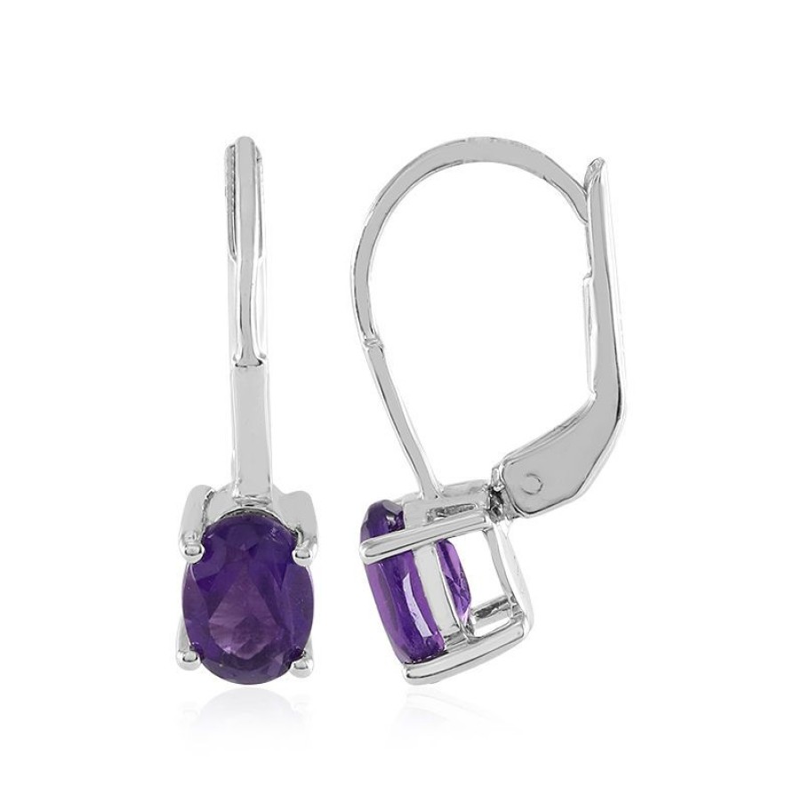 Schmuck Juwelo | Amethyst-Silberohrringe