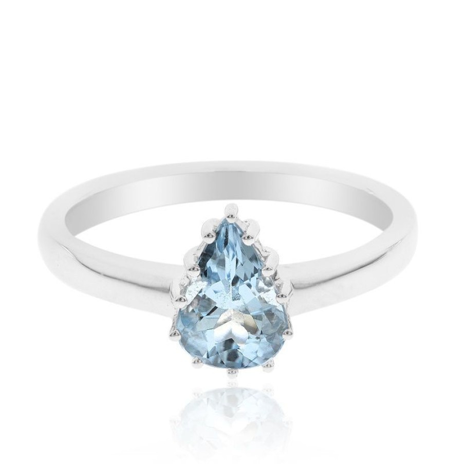 Schmuck Chefsache | Brasilianischer Aquamarin-Goldring