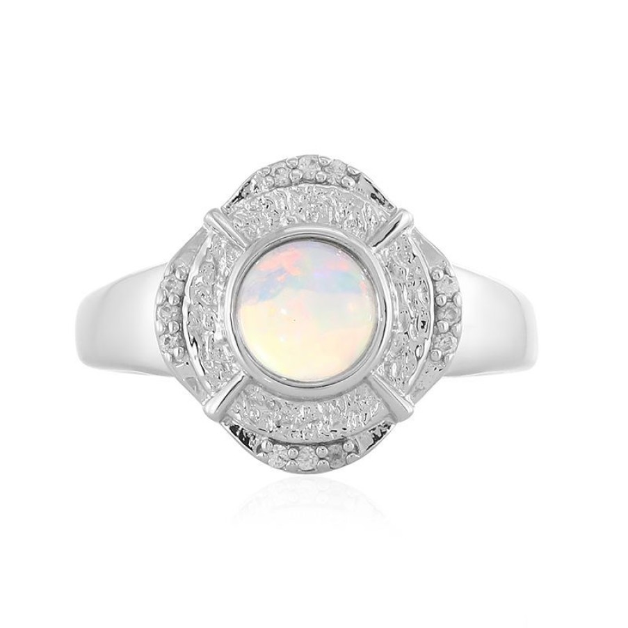 Schmuck Monosono Collection | Welo-Opal-Silberring