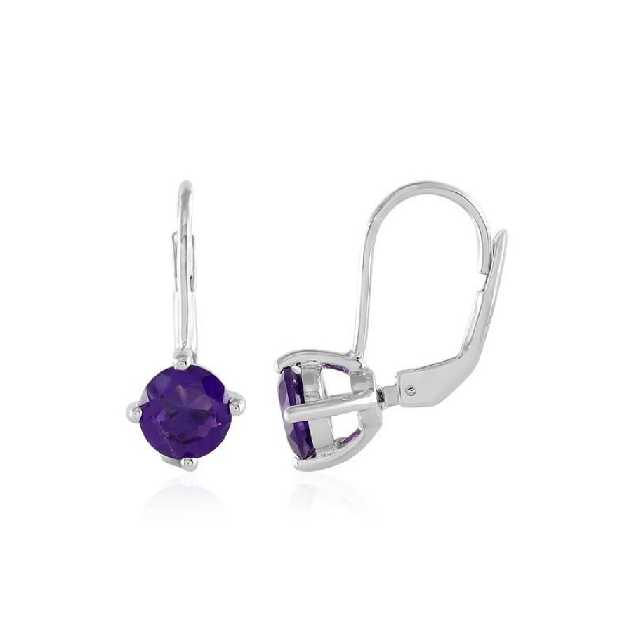 Schmuck Juwelo | Sambia-Amethyst-Silberohrringe