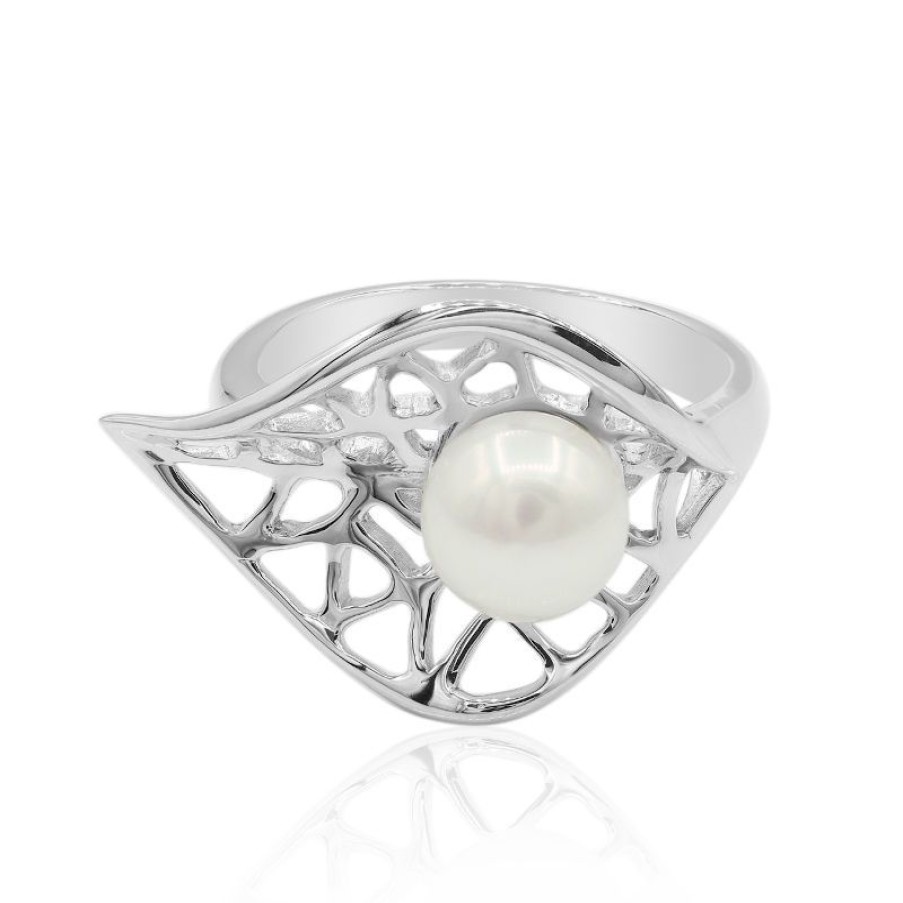 Schmuck The Pearl Collection | Suswasserzuchtperlen-Silberring (Tpc)