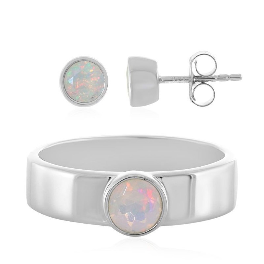 Schmuck Juwelo Classics | Welo-Opal-Silberset