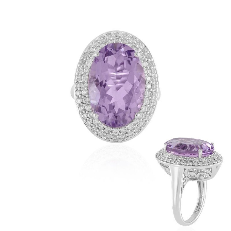 Schmuck Trends & Classics | Lavendel-Amethyst-Silberring