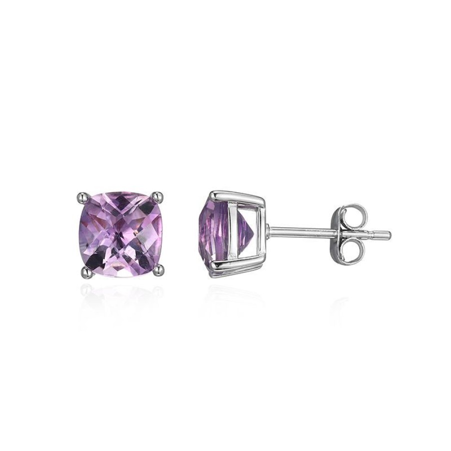 Schmuck Juwelo | Amethyst-Silberohrringe