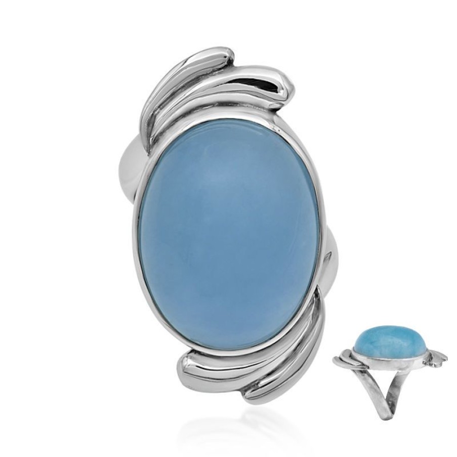 Schmuck Vitale Minerale | Aquamarin-Silberring