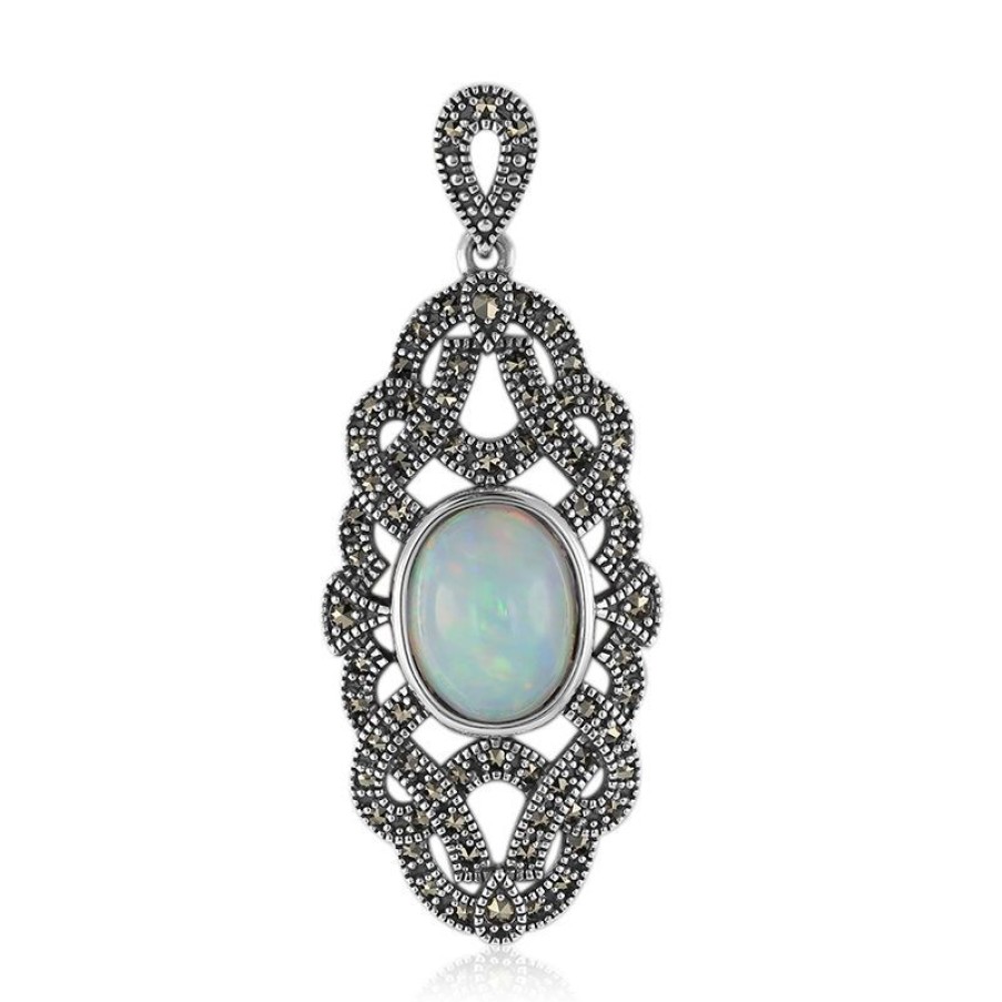 Schmuck Annette Classics | Welo-Opal-Silberanhanger (Annette Classic)