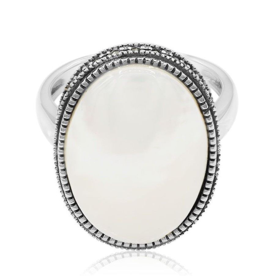 Schmuck The Pearl Collection | Mabe-Perlen-Silberring (Tpc)