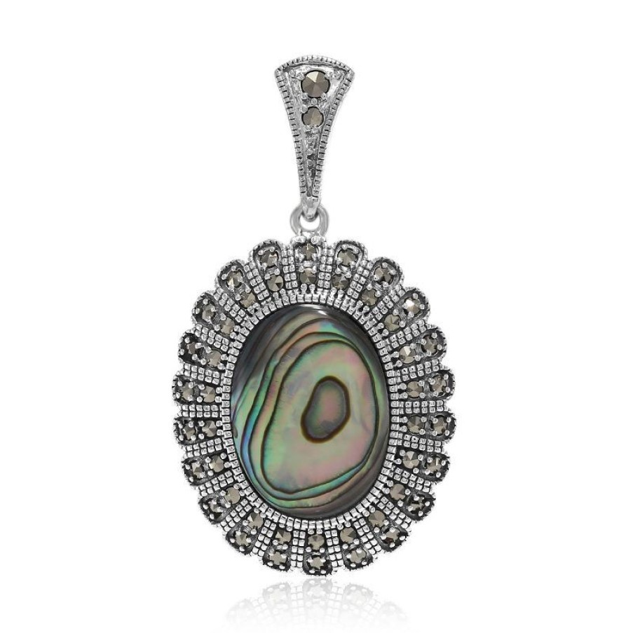 Schmuck Juwelo | Abalone-Muschel-Silberanhanger