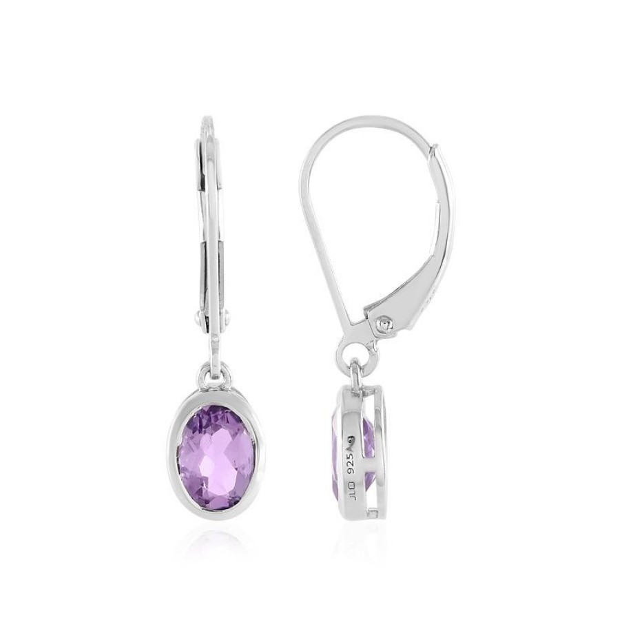 Schmuck Juwelo | Amethyst-Silberohrringe