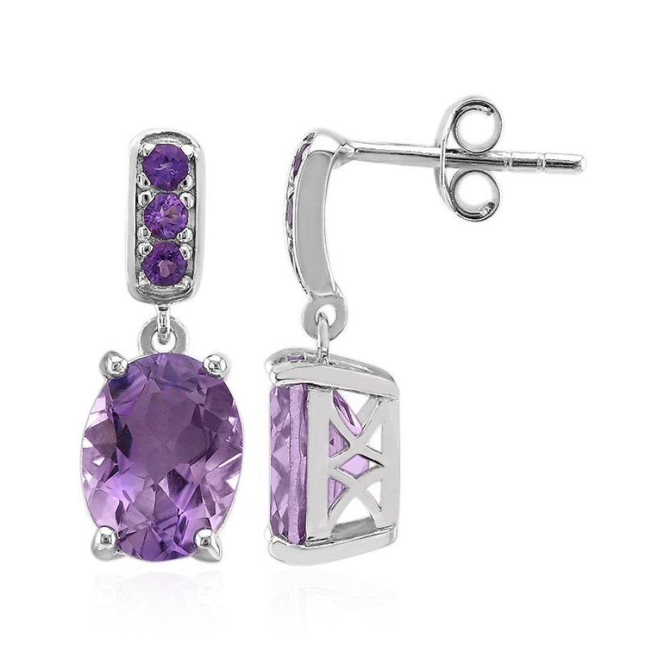 Schmuck Juwelo | Amethyst-Silberohrringe