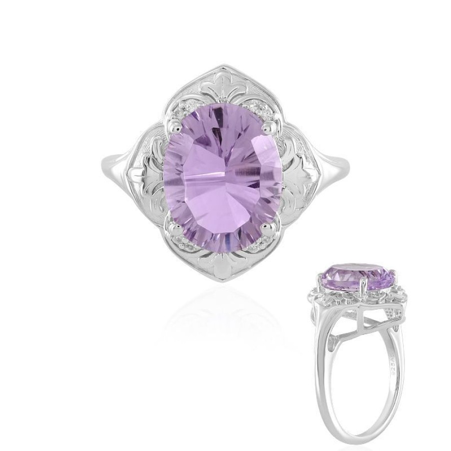 Schmuck Juwelo | Lavendel-Amethyst-Silberring