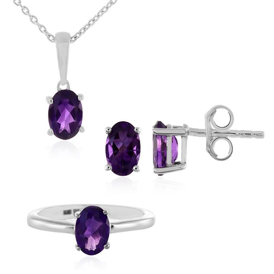 Schmuck Juwelo | Amethyst-Silberset