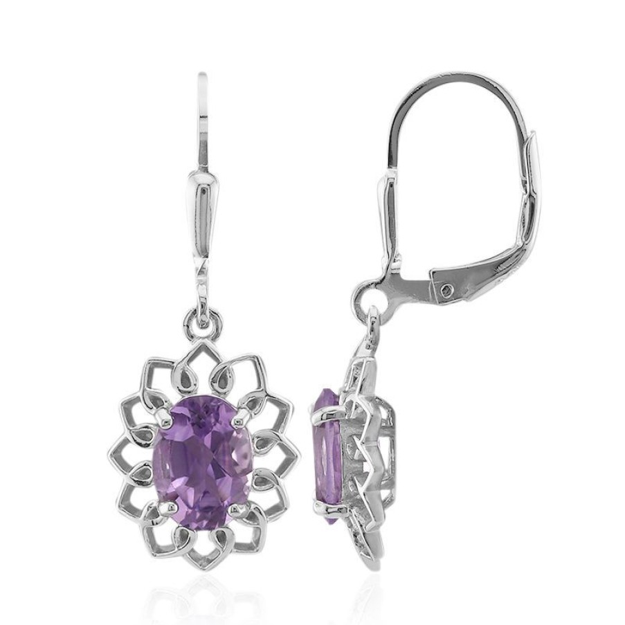 Schmuck Juwelo | Amethyst-Silberohrringe