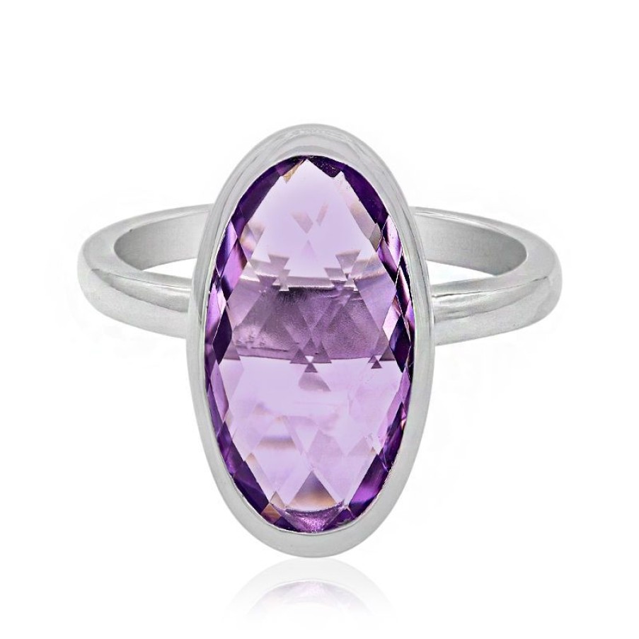 Schmuck Monosono Collection | Lavendel-Amethyst-Silberring