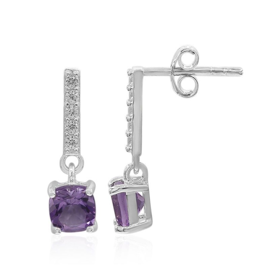 Schmuck Juwelo | Amethyst-Silberohrringe