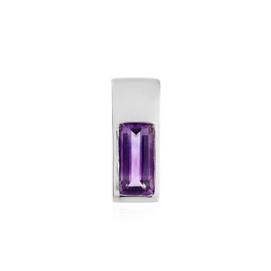 Schmuck Monosono Collection | Marokkanischer Amethyst-Silberanhanger