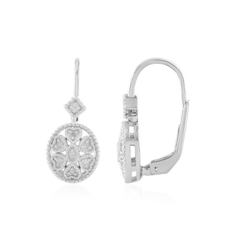 Schmuck Juwelo | I2 (J) Diamant-Silberohrringe