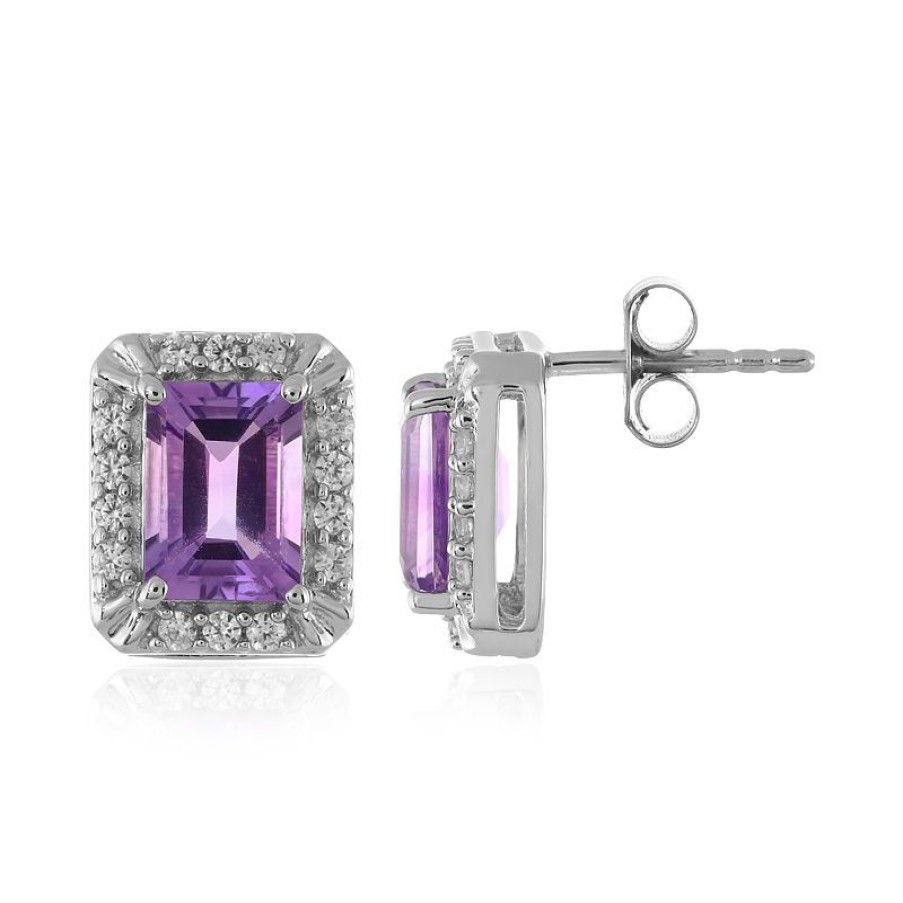 Schmuck Trends & Classics | Uruguay-Amethyst-Silberohrringe