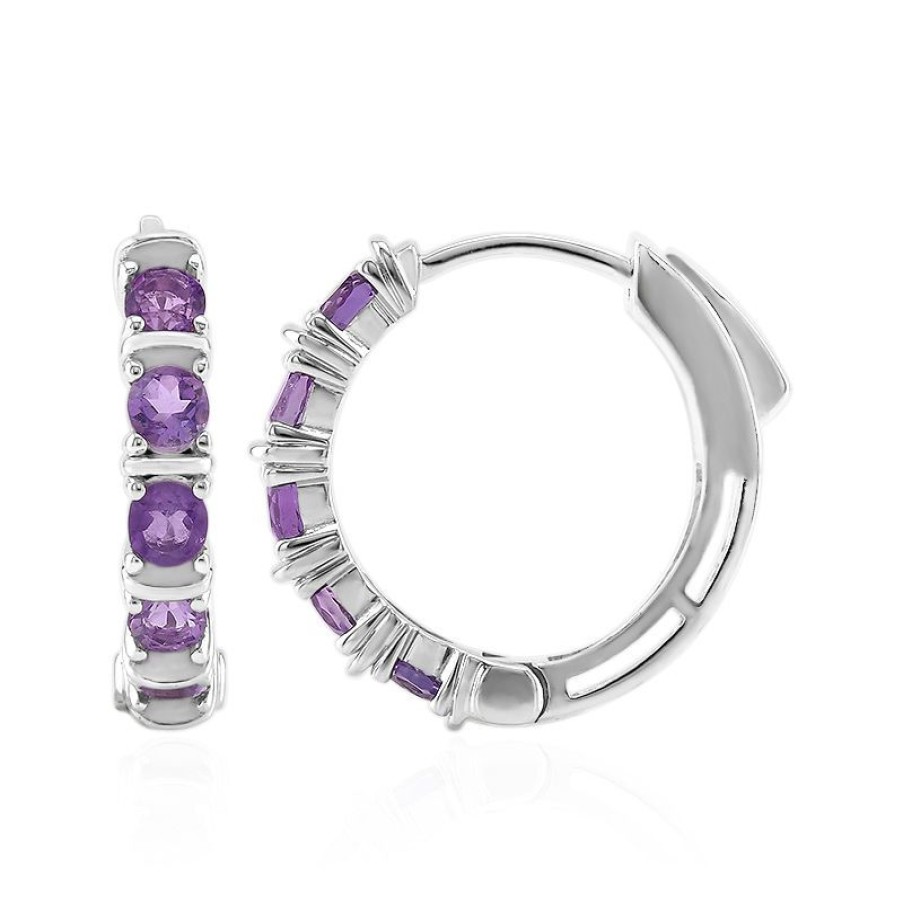 Schmuck Juwelo | Amethyst-Silberohrringe