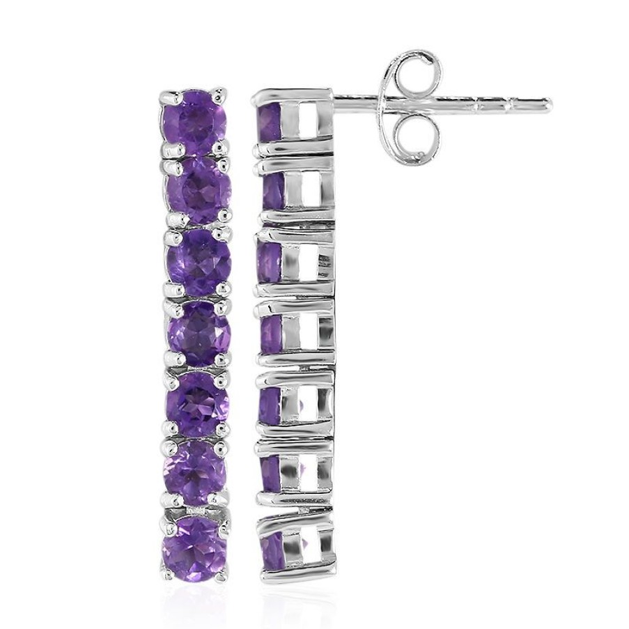 Schmuck Juwelo | Amethyst-Silberohrringe