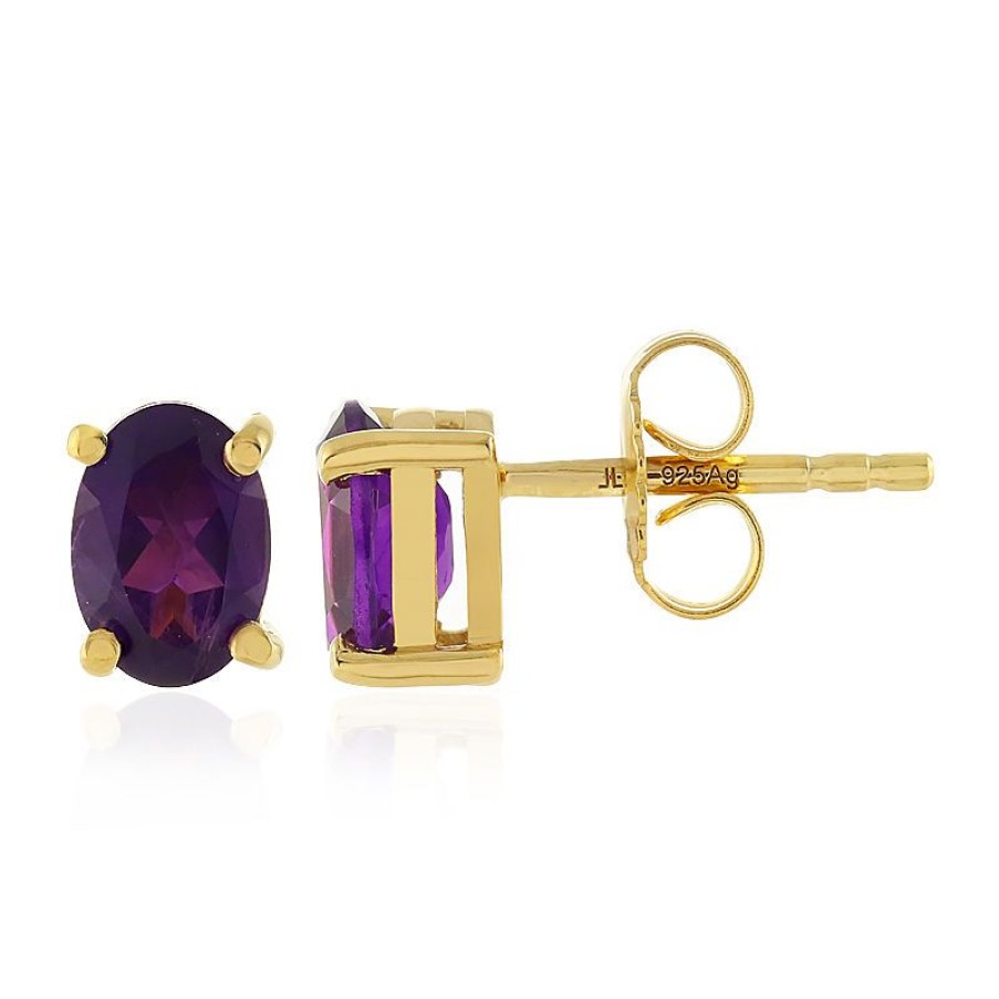 Schmuck Juwelo | Sambia-Amethyst-Silberohrringe