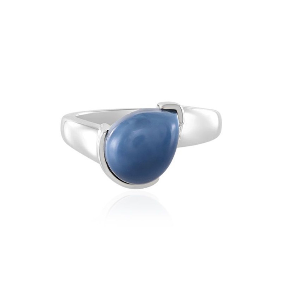 Schmuck Juwelo | Blauer Opal-Silberring